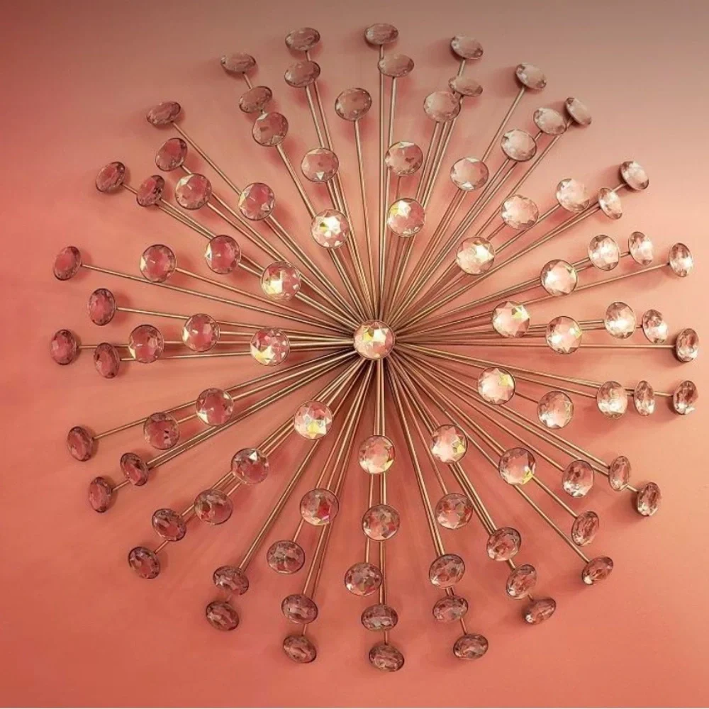 Bronze sunburst wall decor - Picture 1 of 6